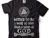 Odin Wolf Viking Warrior T-Shirt: Norse Mythology Patriotic Tee