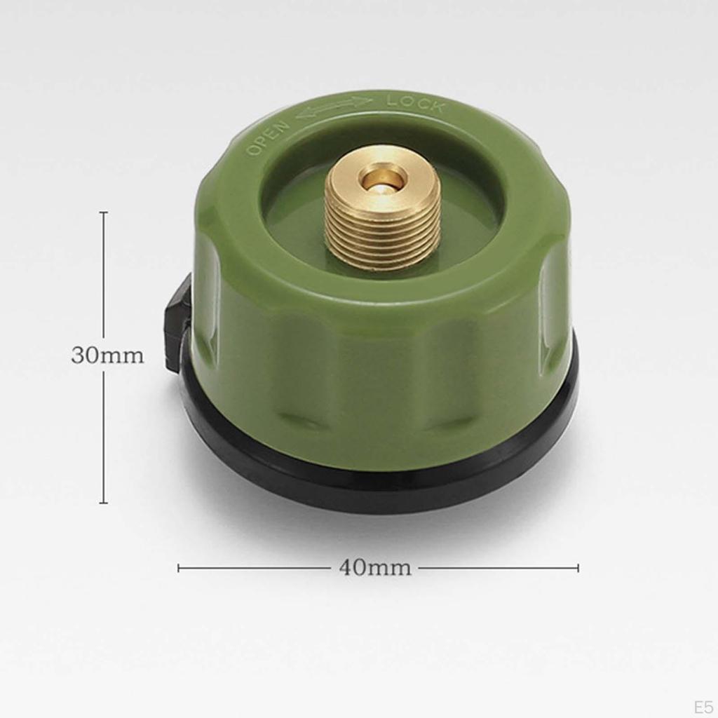 Cylinder Canister Gas Tank Adapter Converter Picnic Burner Conversion Head Barbecue Output Auto