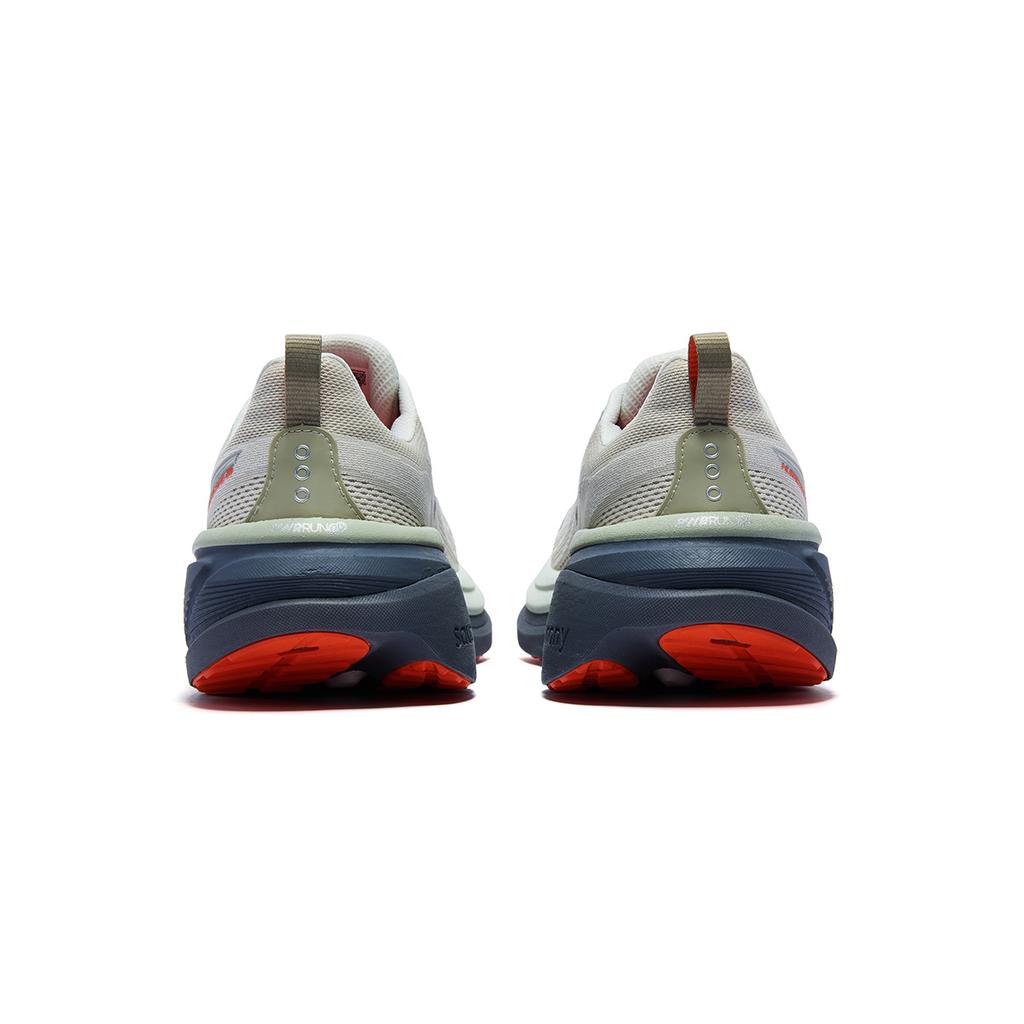 Saucony Hurricane 25 Comfortable Soft Professional Rebound Training Running Shoes Men sneaker Gray Orange S21026-140