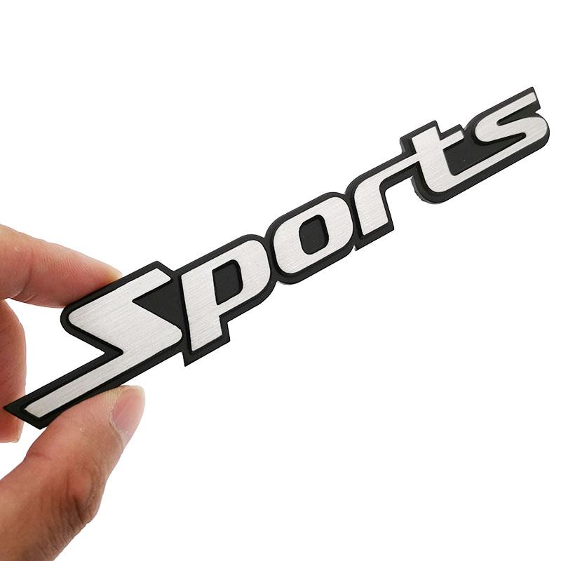 

Спортивная буква, наклейка на автомобиль, эмблема, значок, наклейка серебряный