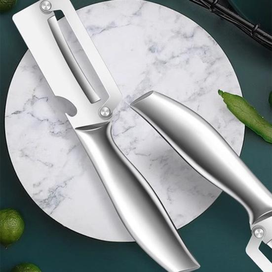 Vegetable Peeler with Ergonomic Handle Bottle Opener Food Prep Peeler for Veggie Fruit Carrot Orange Potato Kitchen Gadget