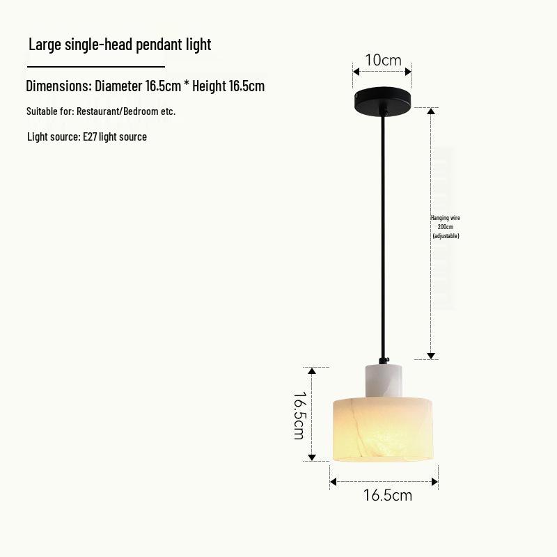 Nordic Marble Pendant Light for Bedroom, Dining Room, or Entrance