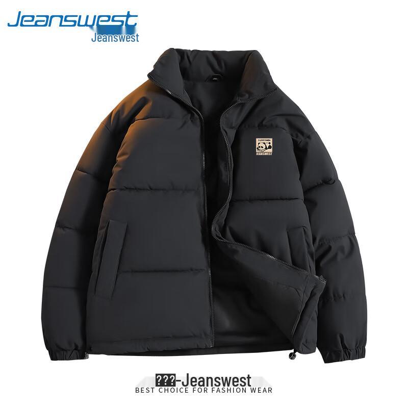 Jeanswest Men's Winter Warm Stand Collar Padded Jacket