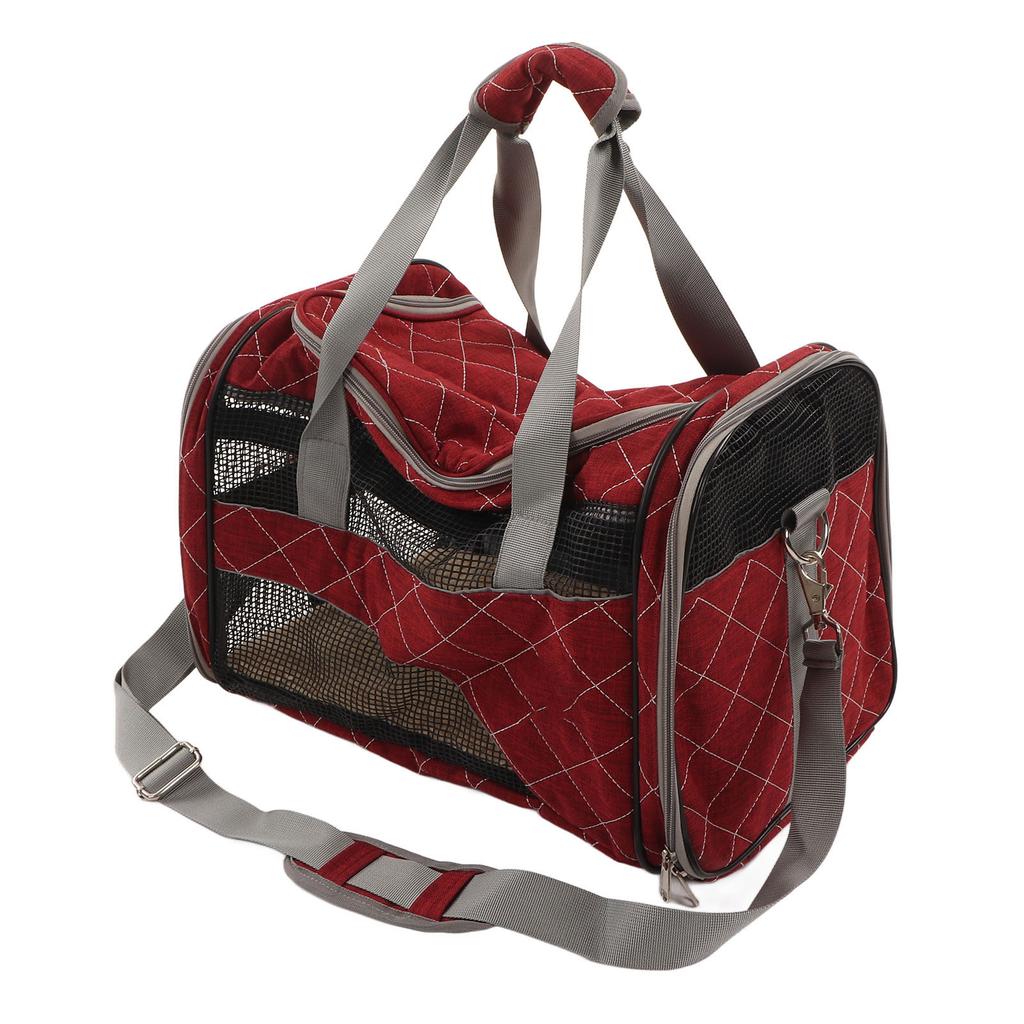 Dog Carrier Travel Bag Portable Fashionable Breathable Collapsible Travel Puppy Carrier for Outdoor