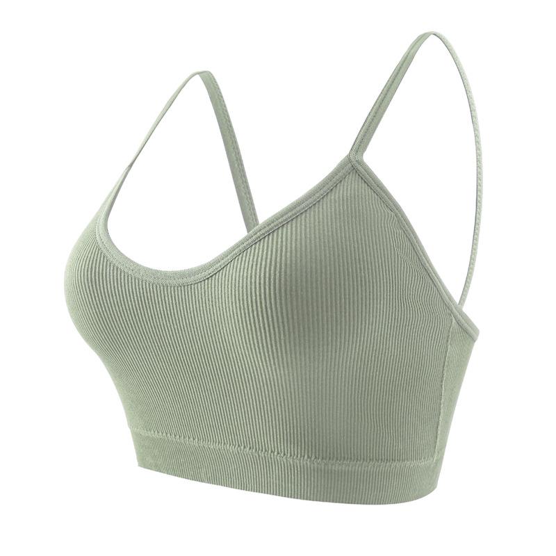 Reggiseno Sportivo Taglie Forti da Donna - Stile Canotta, Design Schiena Bella, Spalline Sottili, Indossabile all'Aperto