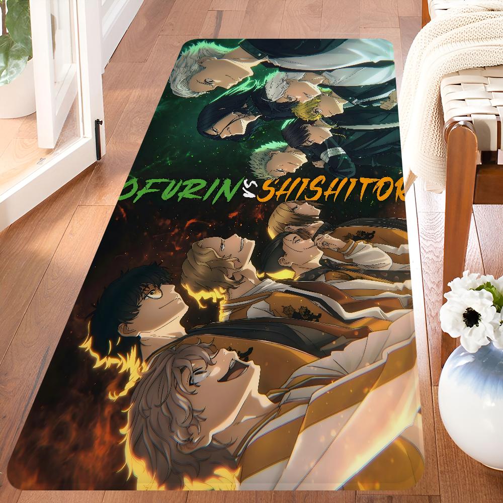 Wind Breaker Anime Room Mats Washable Non-Slip Living Room Sofa Chairs Area Mat Kitchen Alfombra