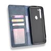Retro Flip Book Leather Cover for Motorola Moto G8 Power One Hyper Magnetic flip wallet case for Moto E6 Play Macro phone bag