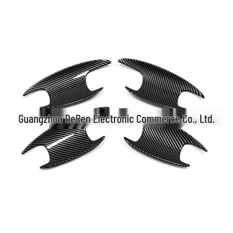 Chrome Handle Decoration for 23-24 Mercedes-Benz GLC Class 260L/300L: Bright Silver ABS Stickers