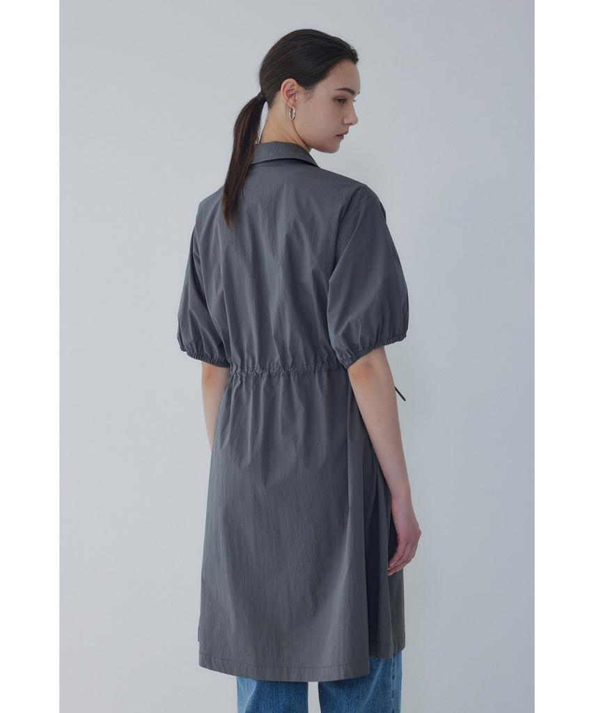 Bobeu Front Zippered Half Dress_Charcoal 7156237004