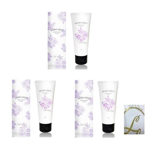 

[Set of 3 + Bonus] Sharla H&B Cream, Pink Classy Scent, Hand & Body Cream, 50g x 3 Bottles