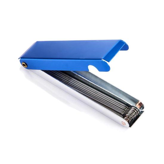 Carburateur Reinigingsset RVS & Nylon Borstels voor Motorfiets Lasbrander ATV Meerdere Maten Naalden (0.4-7mm) met Aluminium Behuizing Roestvrij