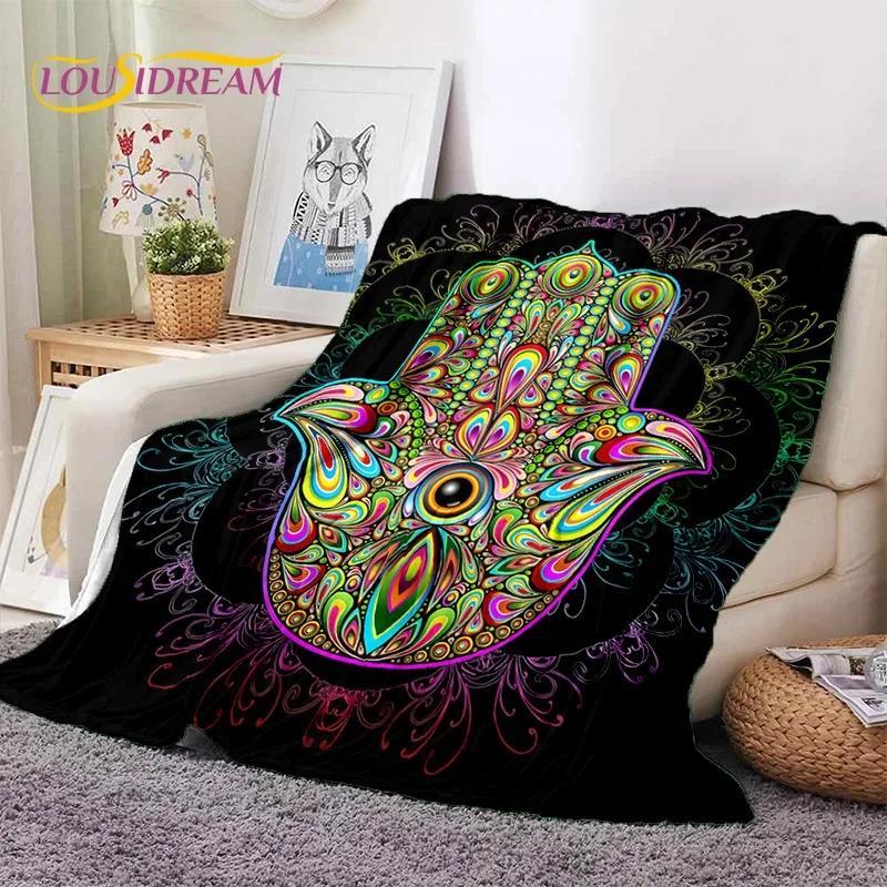 3D Evil Eye Turkey Blue Nazar Eye of Horus Cobertores de flanela macia, cobertor confortável para camas de piquenique, sofá, quarto