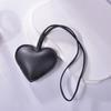 Car Keyring Heart Keychain PU Leather Bag Pendant Multi-color PU Leather Hanger  Women