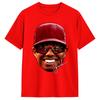 Tigers WWoods Big Face T Shirt Unisex  Awesome TShirts Summer ONeck Popular Tee Shirt Custom DIY Oversized Tops