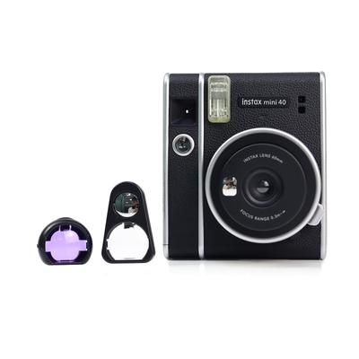 Kinokoo Fujifilm Cheki Instax Mini 40 Dedicated Selfie Filter Set Lens Close-up Lens/purple Close-up