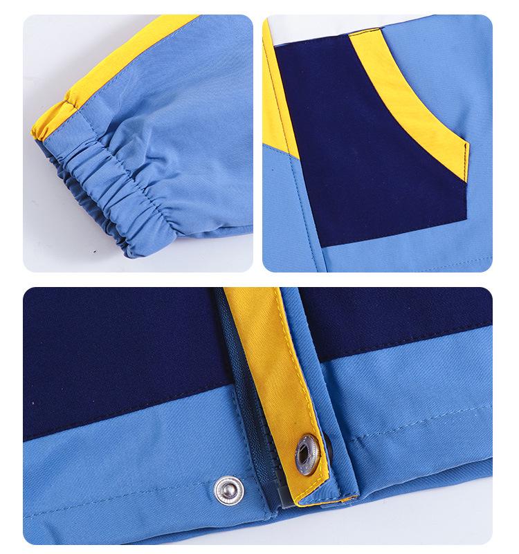 Primary School Autumn/Winter Five-Piece Windbreaker Set: New Style Warm Kindergarten Uniform