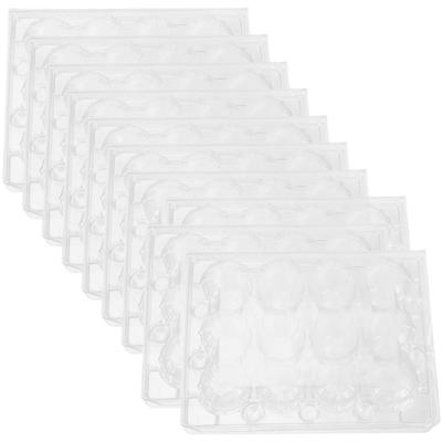 Uonlytech Estojos Transparentes para Ovos de Codorna de 20 Peças, Caixas Transparentes de Plástico para Armazenar Ovos no Refrigerador, Armazenamento Conveniente para Cozinha, 21,5 x 13,5 x 3 cm