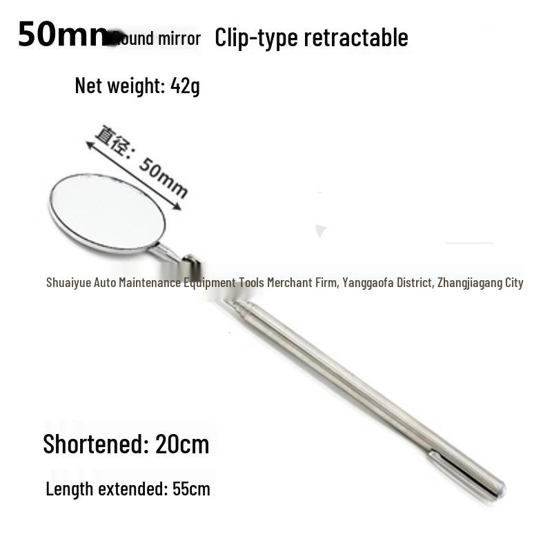 Teleskopowe lustro inspekcyjne LED do podwozia i ścian wewnętrznych samochodu