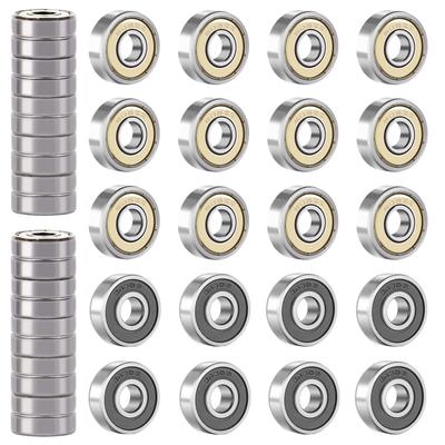 10 Buc 608 ZZ 608RS Rulmenți cu Bile 608ZZ Metal Dublu Ecranați Rulmenți Miniatură cu Canelură Adâncă pentru Skateboard 8mm X 22mm X 7mm