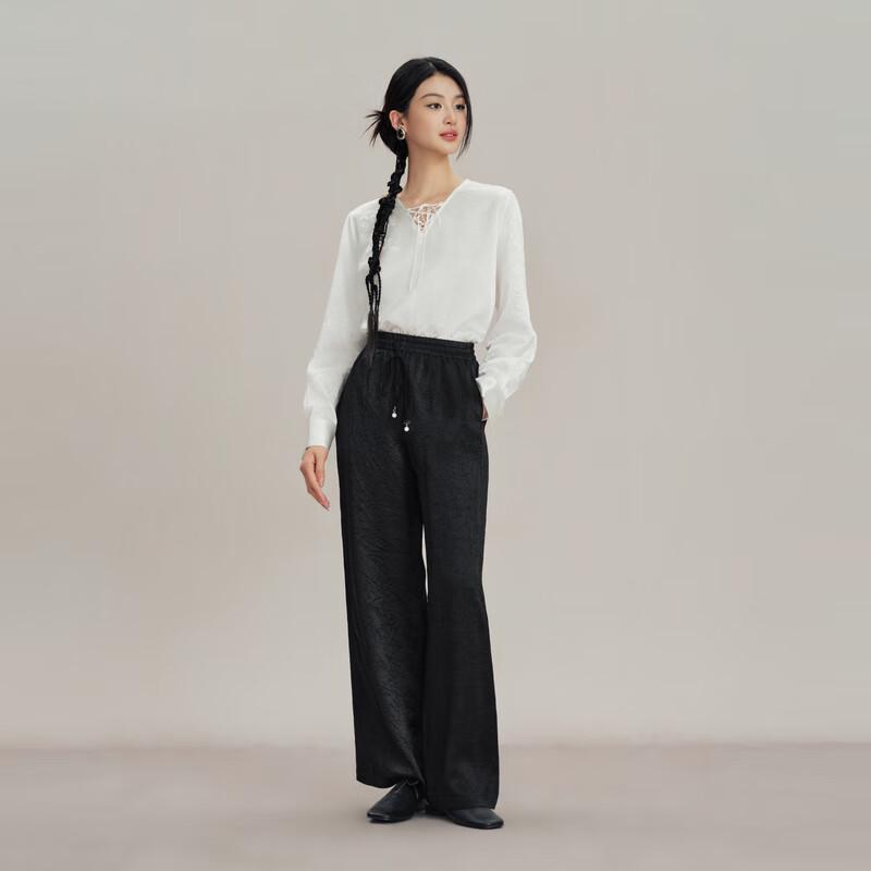 Qushui Yiren Loose Straight-Leg Casual Pants