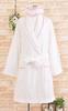 Towel Bathrobe with Hair Band Length 100cm 18115 X [K's Eye] Women's (Off Pink)