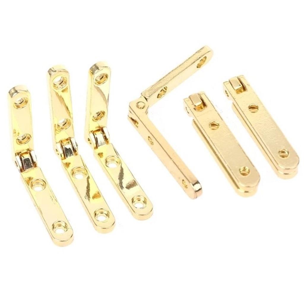 10 Stück/Beutel Scharniere 90 Grad Hardware Schmuckschatulle