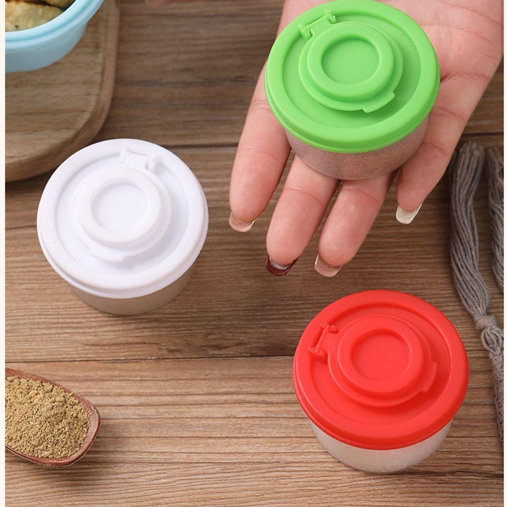 4Pcs Dustproof Salt Pepper Shake Bottle 50ml Spice Dispenser Practical Tool Spice Tools  Travel Use