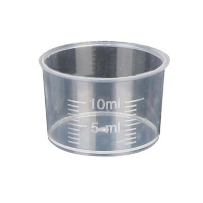 20Pcs 10Ml Messbecher Klar Einweg Flüssigkeit Volumetrische Messung Tasse