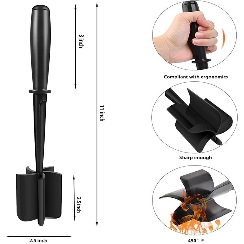 Kuchenny rozdrabniacz do mięsa Tłuczek do mielonej wołowiny Mieszanie, mielenie i ubijanie Łopatka Skrobaczka do mielenia mięsa