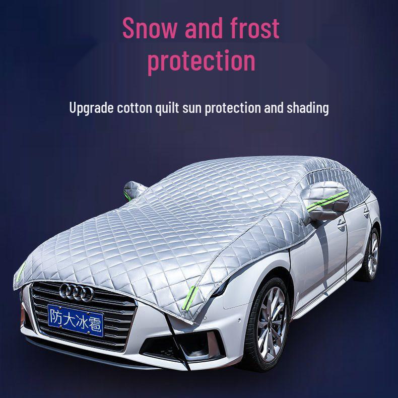 Universal Car Snow & Sun Shield: Frost, Rain, and UV Protector for Windshields