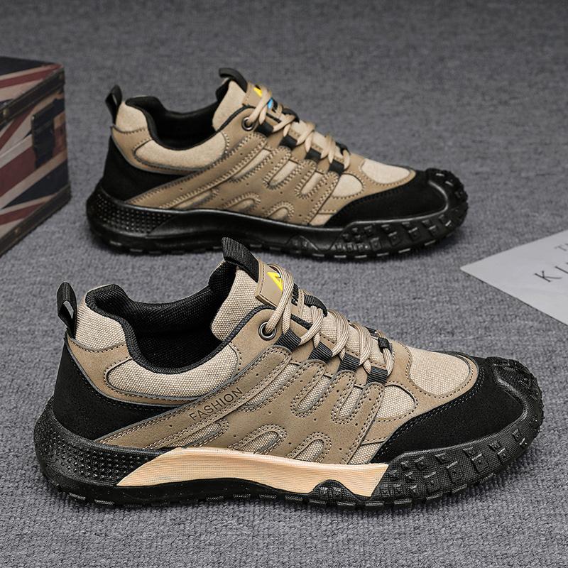 

Labor insurance men s shoes 2024 new summer breathable construction site work men s outdoor sports non-slip mountaineering tide shoes 39 хаки