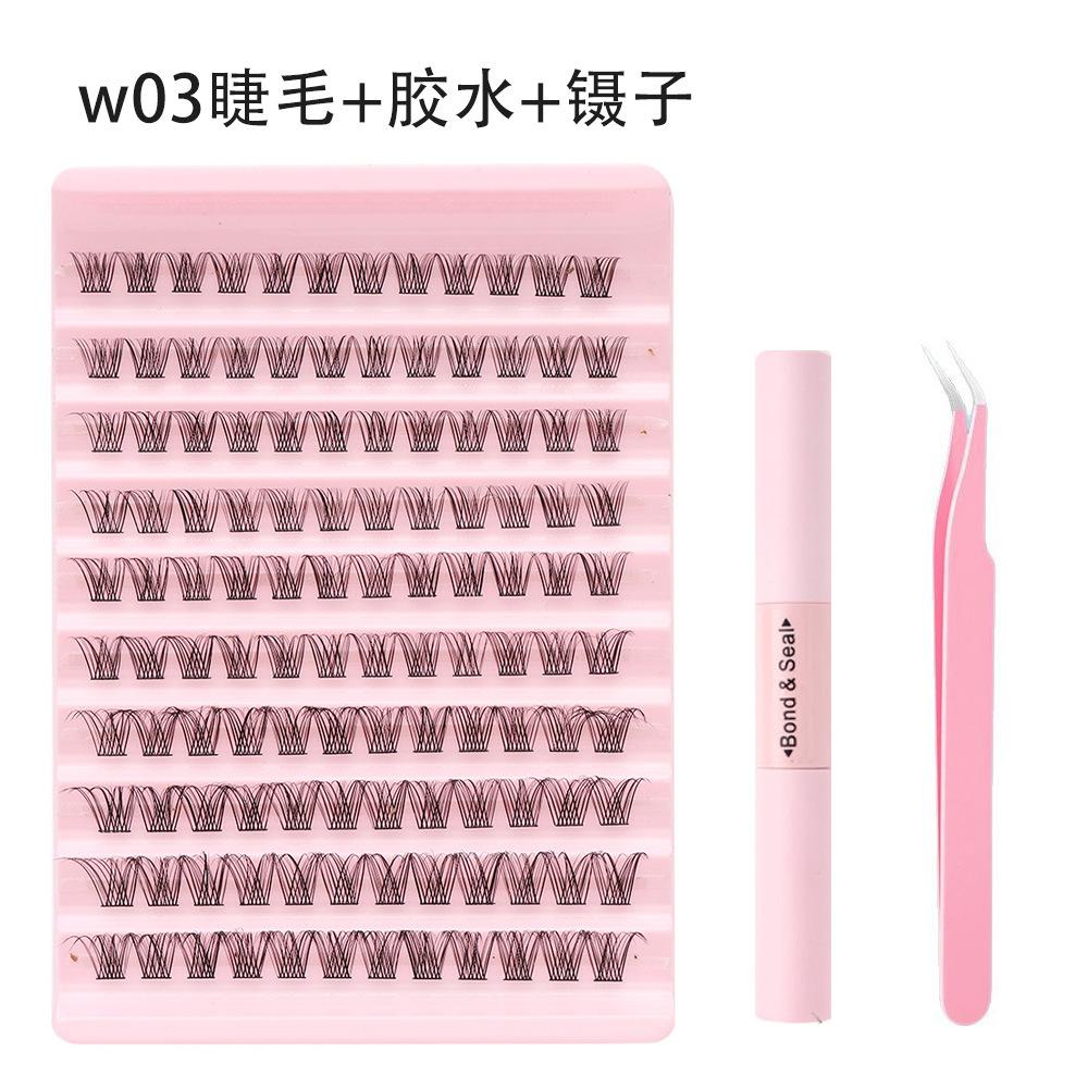 Diy Natural Curl Grafting Thick False Eyelashes Extension