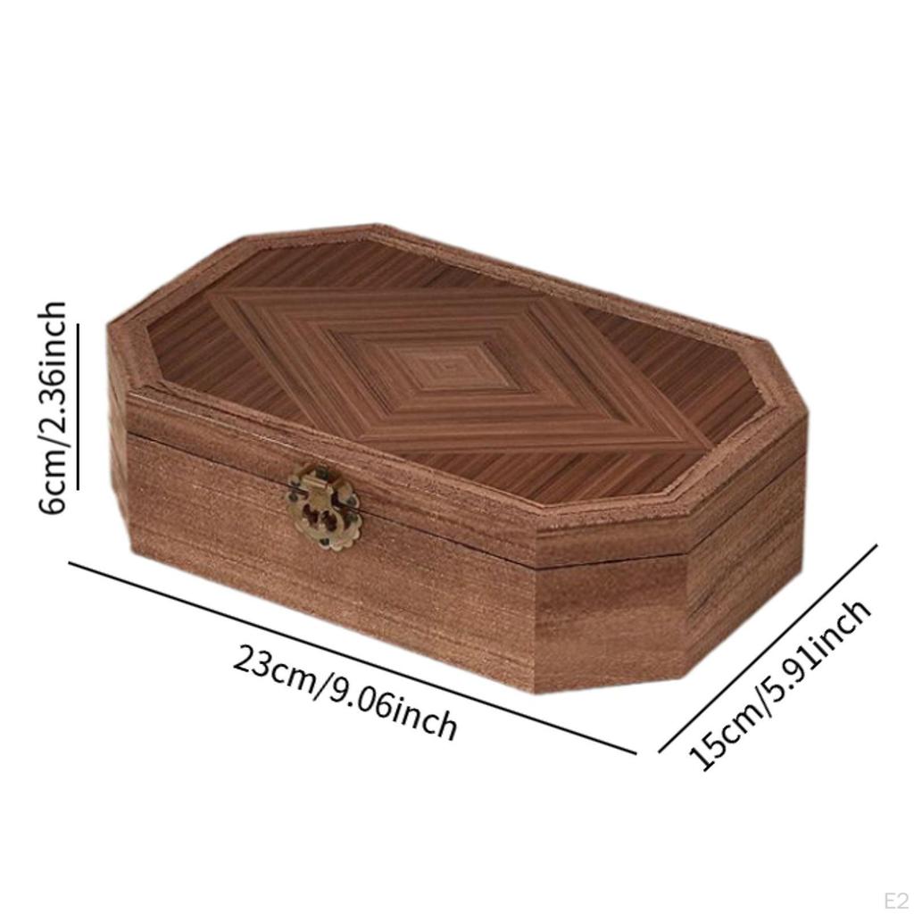 Stolní úložný box na šperky, držák na šperky, uzamykatelný, s přední sponou