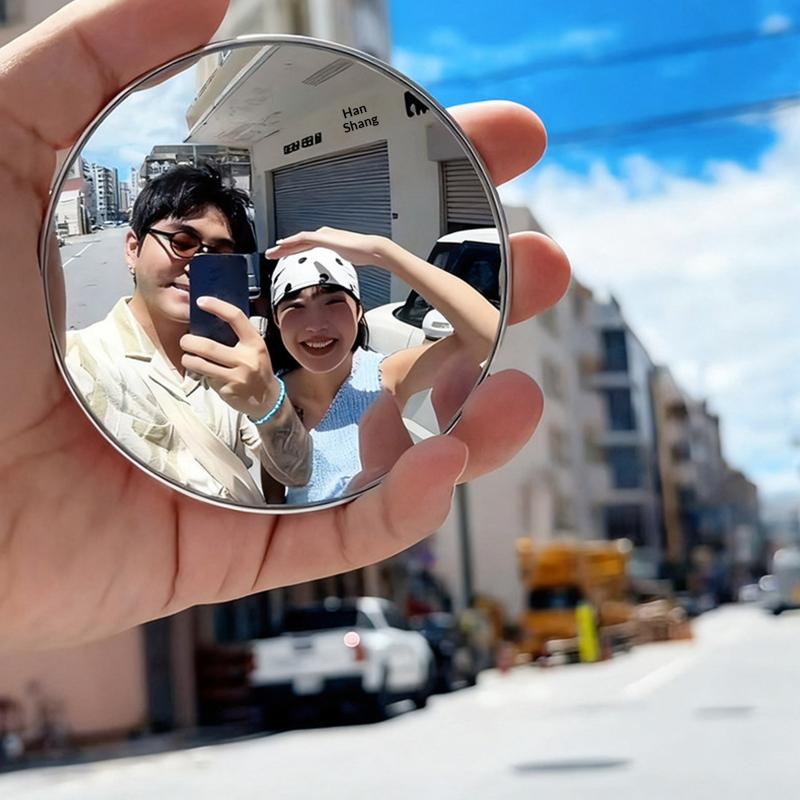 Miroir Selfie Manuel Portable de Voyage Miroir de Réflexion pour Voyage en Solo Miroirs Convexes pour Accessoire de Photographie Accessoires de Voyage
