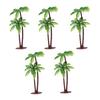 5 шт. Міні-модель кокосової пальми, рослина, DIY, пейзаж, бонсай, декор лялькового будиночка