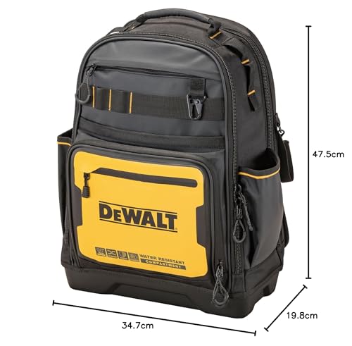 DeWalt Backpack, Water-Repellent, Dust-Repellent, Durable Storage Case, Tool Bag, Storage Box, Tool Box, Tool Bag, DIY Storage, DWST60102-1