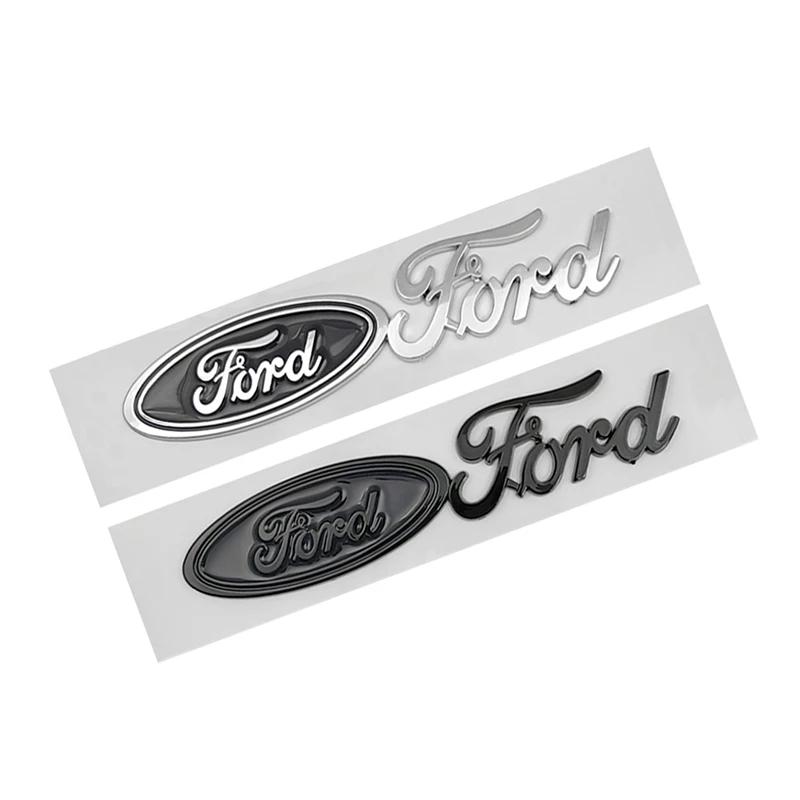 Car Styling ABS Emblem Rear Trunk Sticker For Ford Focus 2 F150 Mondeo Fusion Ranger Explorer Kuga Taurus Transit Badge Decal