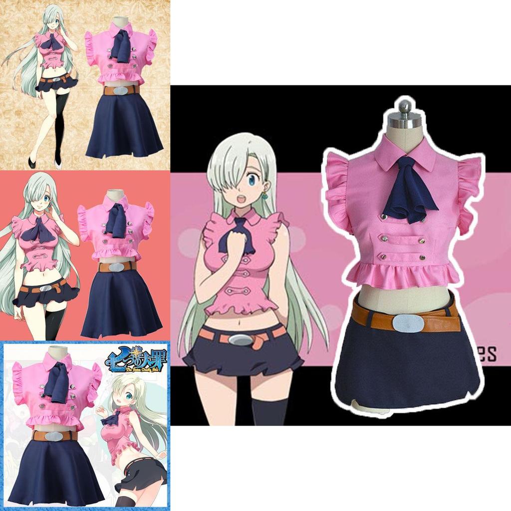 Elegant Elizabeth Liones Uniform Cosplay Costume Set With Exquisite Workmanship And Perfect Stitches