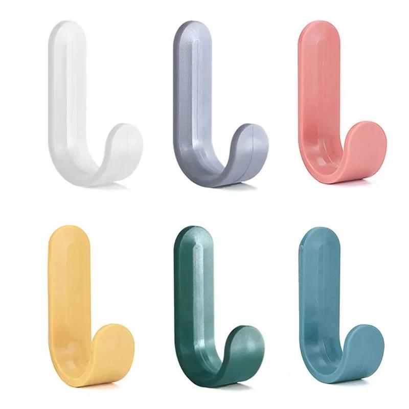 

Крючки Прочные Кухонные Предметы Мини Дом и Декор для Пальто Сумок Крючок Ванная J-образный Скандинавский Стиль Аксессуары Гаджеты Хранение 6pcs