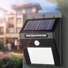 Outdoor PIR Motion Sensors Waterproof Light Modern LED Solar Wall Lamp Courtyard Decoration Lights porch Garden Fence Path Light