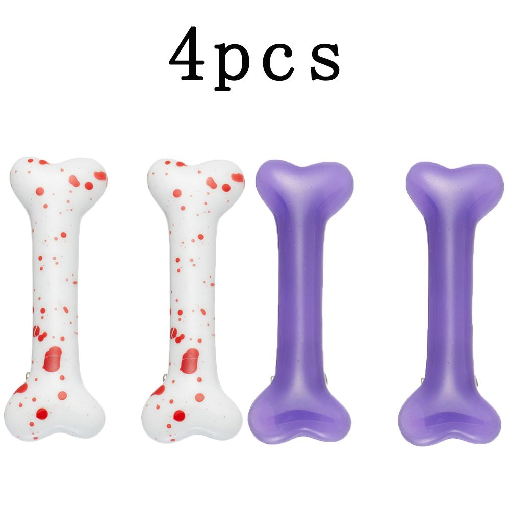Cartoon Bone Hair Clip Dog Bone Hair Pins Hair Clamps Y2K Hair Accessories for Girls Women Halloween Costume