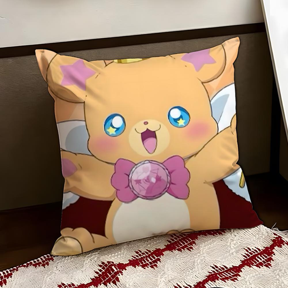 Anime cartoon MMofurun Cushion Cover Reversible Soft Durable Pillow Cover Home Car MultiScene Use for Daily Comfort