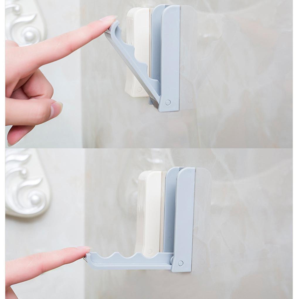 Skládací háček do koupelny, závěsný nástěnný věšák, samolepicí neviditelný držák na kabáty, oděvní doplňky