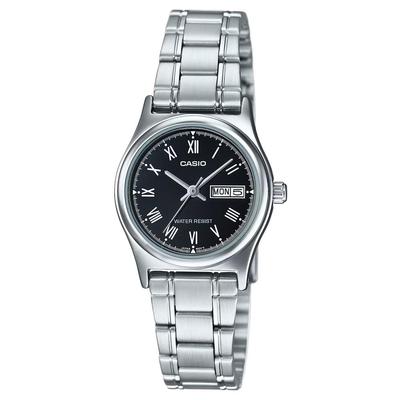 Analog Quartz Watch Standard Black Silver LTP-V006D-1B