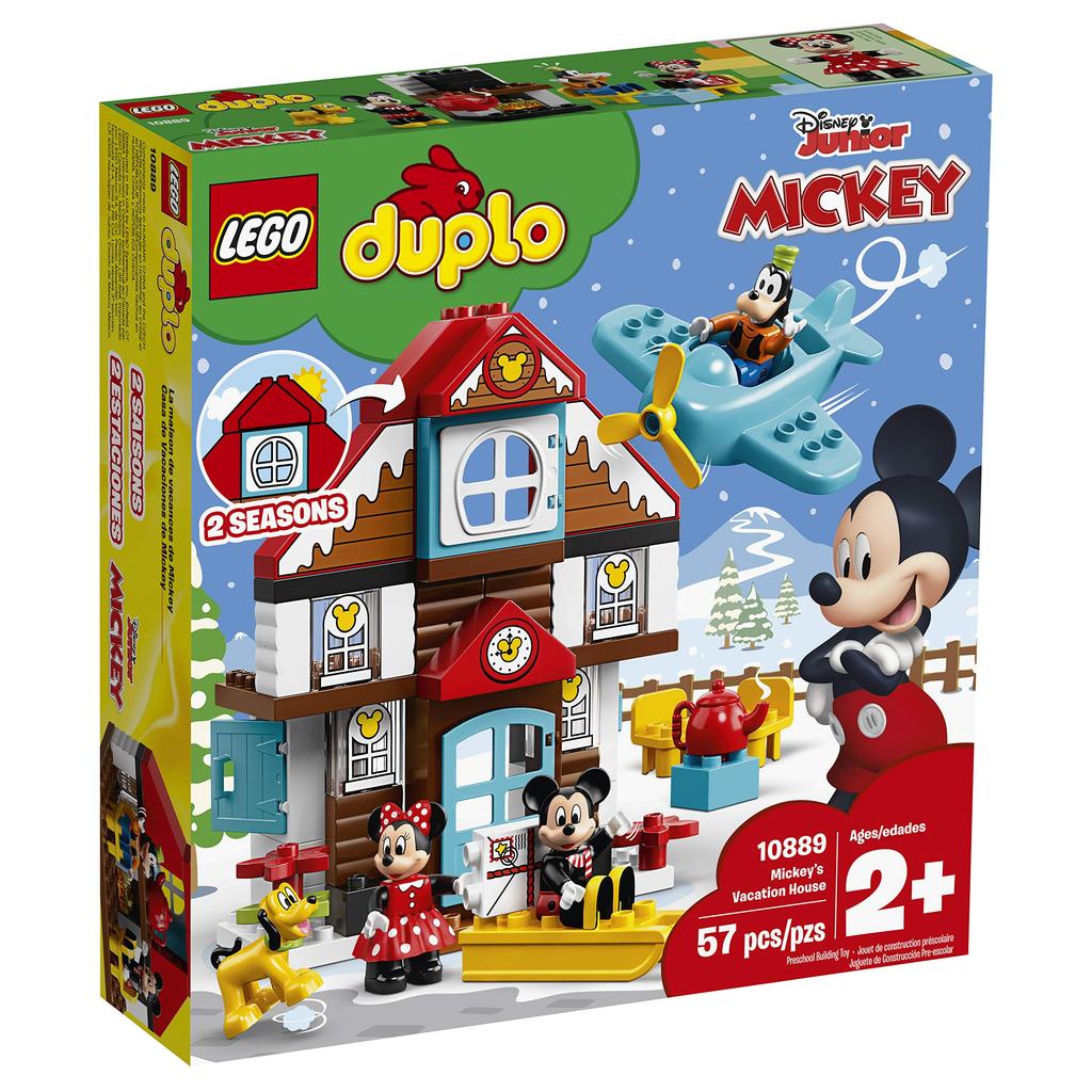 LEGO Duplo Mickeys und Minnies Ferienhaus 10889 Bausteine Spielzeug für Mädchen