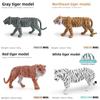 Wild Animal Tiger Model For Kids Educational Decor Pvc Static Figurine