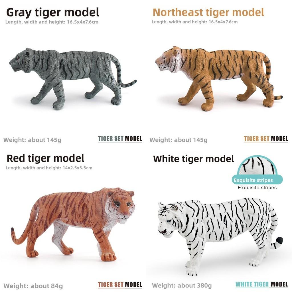 Wild Animal Tiger Model For Kids Educational Decor Pvc Static Figurine