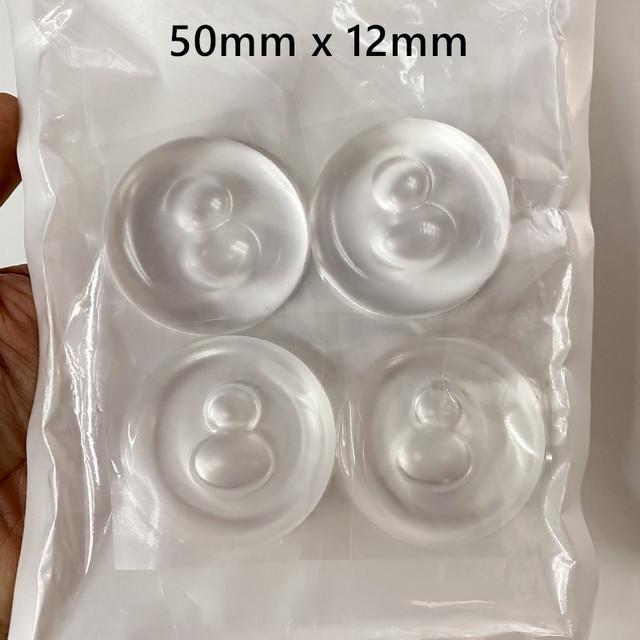 Silicone Door Stopper Wall Protectors Guards Self Adhesive Door Handle Cribs Bumper Stoppers Mute Stickers Furniture Pads