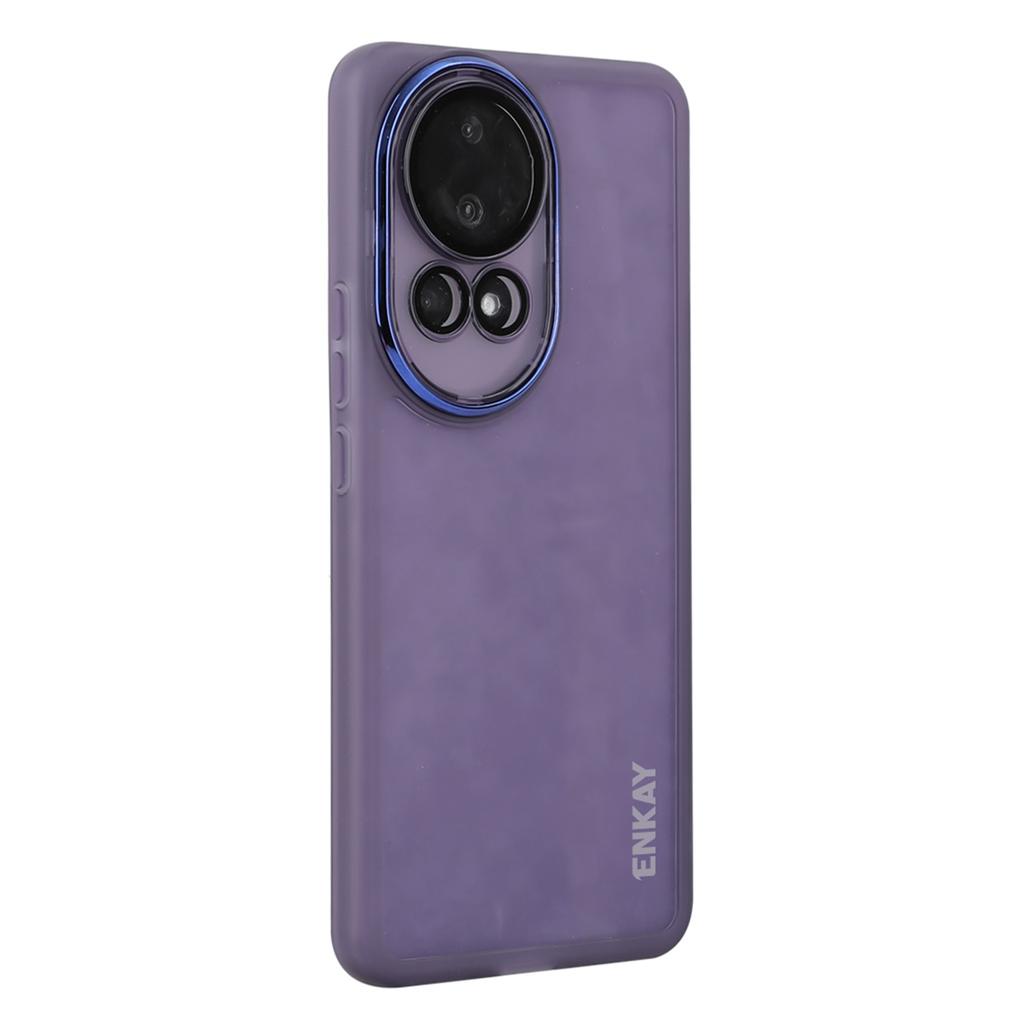 ENKAY HAT PRINCE For Huawei nova 12 Pro 5G Case Matte TPU Phone Cover with Lens Film