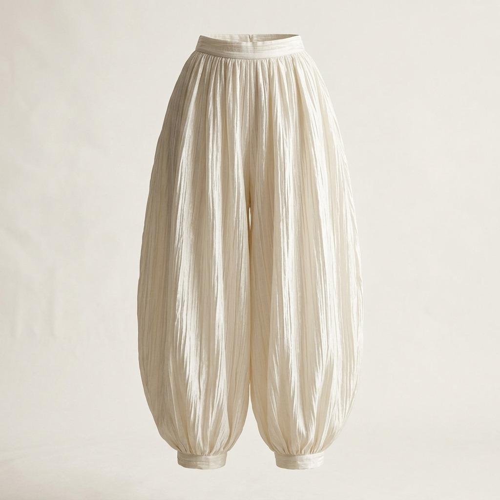 New Stylish Commuter-Style Lantern Pants European And American Fashion Casual Women'S Trousers Elegant And Stylish Pants